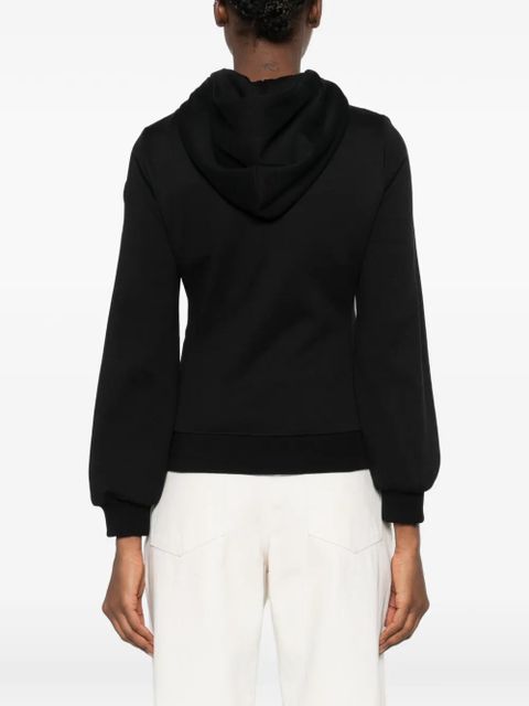 Moncler logo-patch jacket - Black