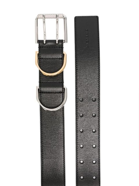 Givenchy logo-debossed leather belt - Black - zdjęcie produktu nr 2