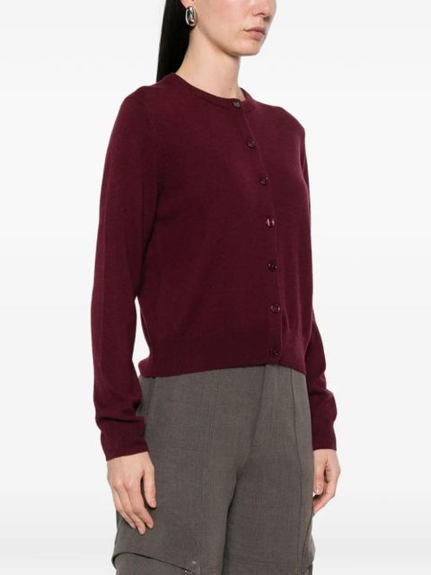 Weekend Max Mara Wkdnebbia button-fastening cardigan - Red