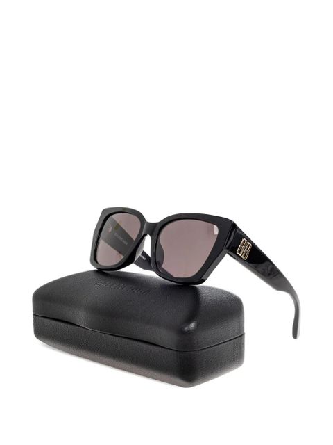 Balenciaga Eyewear logo square-frame sunglasses - Black - zdjęcie produktu nr 2