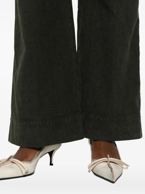 Victoria Beckham corduroy wide-leg jeans - Green