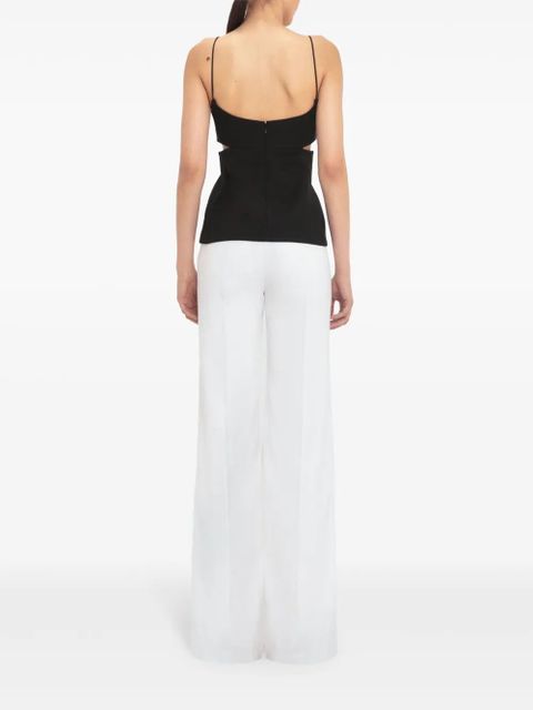 Victoria Beckham cut-out tank top - Black