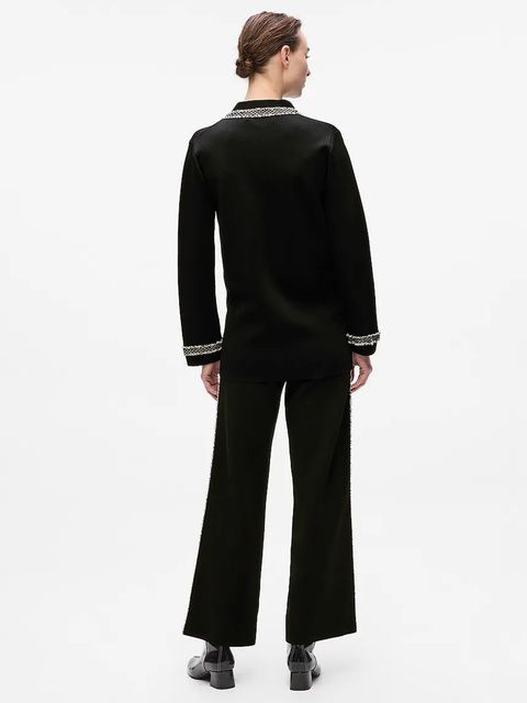 Karl Lagerfeld kardigan damski kolor czarny A4W18036