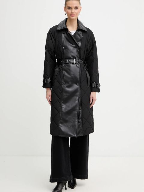 Guess trencz ALEXANE kolor czarny W5BL36 W4070 - zdjęcie produktu nr 1