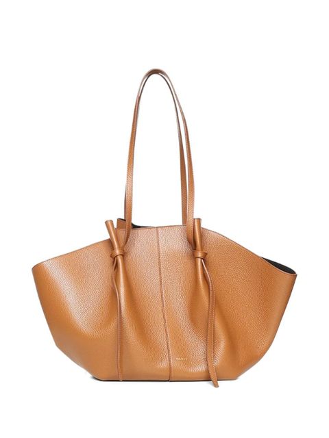 Yuzefi Large Mochi pebble-grain shoulder bag - Brown - zdjęcie produktu nr 1