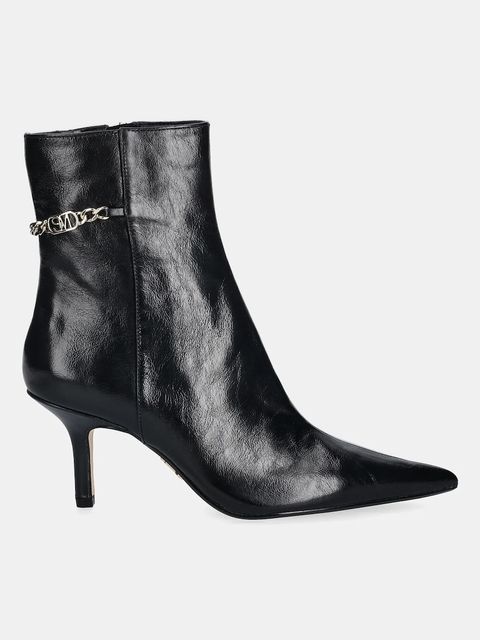 Steve Madden botki skórzane Auora damskie kolor czarny na szpilce 11004959 - zdjęcie produktu nr 2