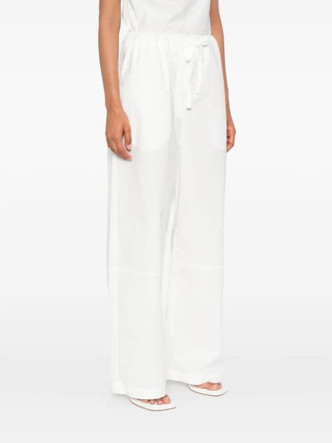 Paris Georgia Uma drawstring trousers - White