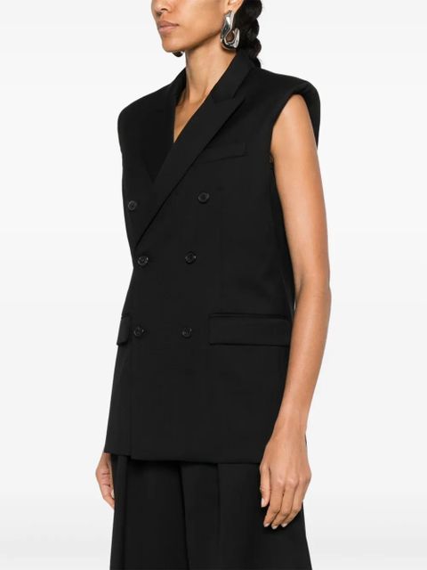WARDROBE.NYC double-breasted gilet - Black