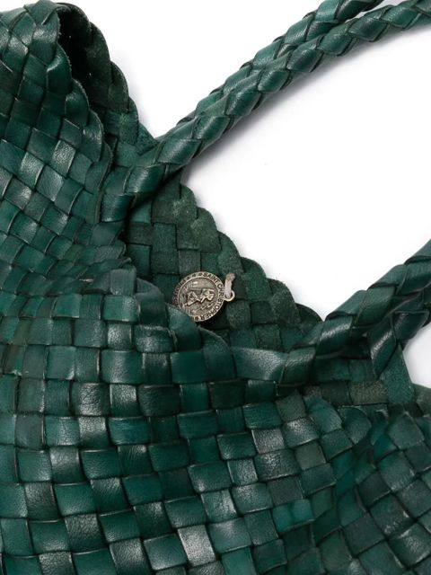 DRAGON DIFFUSION small Santa Croce leather bag - Green