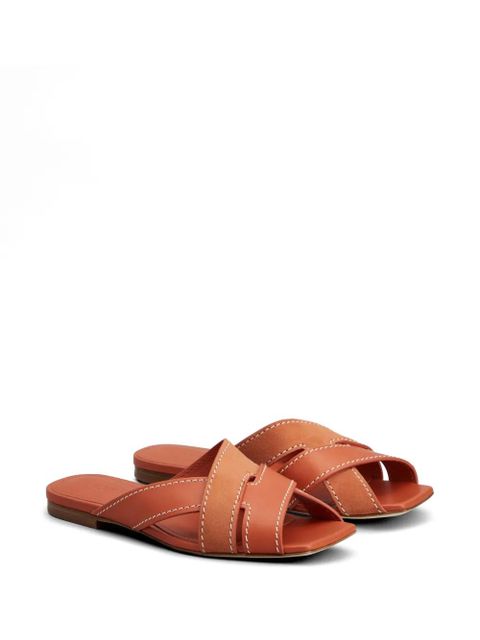 Tod's crossed-strap sandals - Orange - zdjęcie produktu nr 2