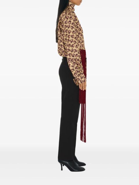 Burberry Paisley-print silk shirt - Neutrals