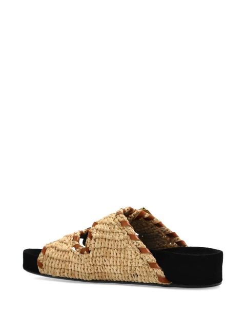 ISABEL MARANT Lennyo slides - Neutrals