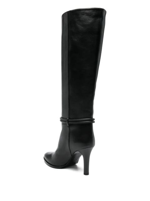ISABEL MARANT IEVA BUTTON HIGH BOOTS - Black