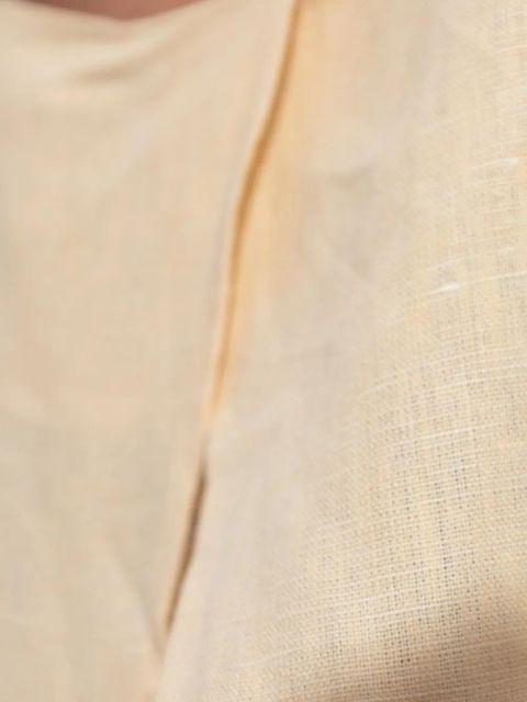 Posse Essie scalloped-hem fringed top - Yellow