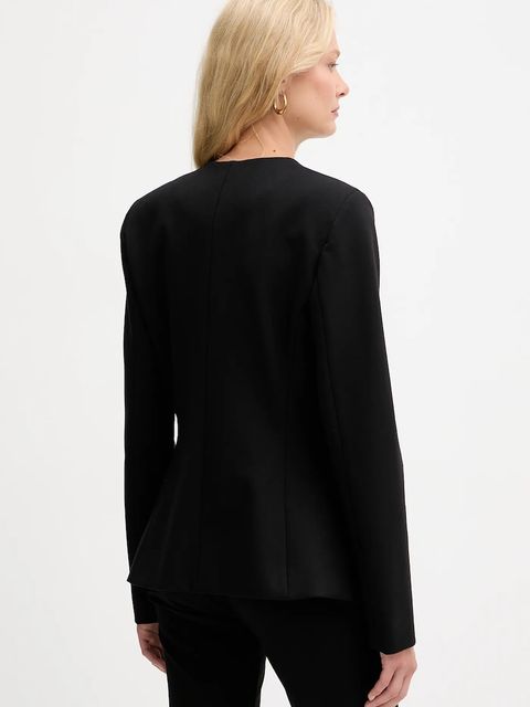 Marciano by Guess marynarka GWEN kolor czarny jednorzędowa gładka 5YGN18 7160A - zdjęcie produktu nr 2