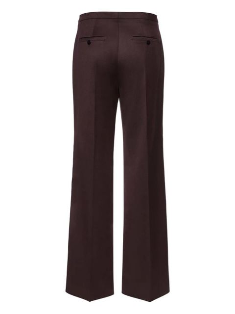 Magda Butrym pleats flared trousers - Purple