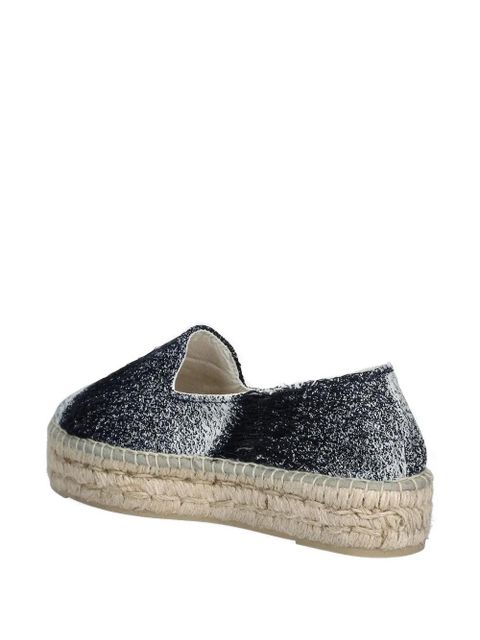 Manebi platform flat espadrilles - Blue
