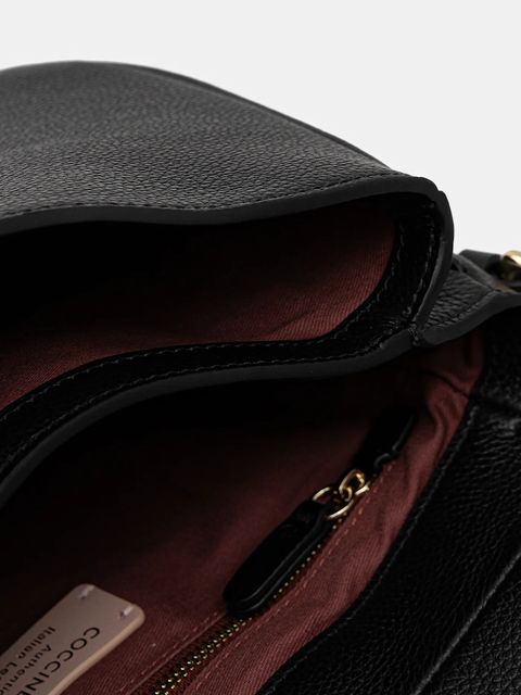 Coccinelle torebka skórzana MAVERY kolor czarny E1 U7F 18 01 01