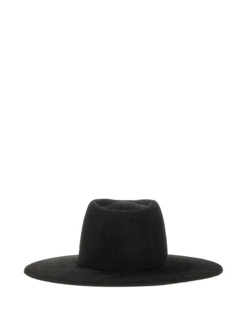 Ruslan Baginskiy logo-detail felt fedora hat - Black - zdjęcie produktu nr 2