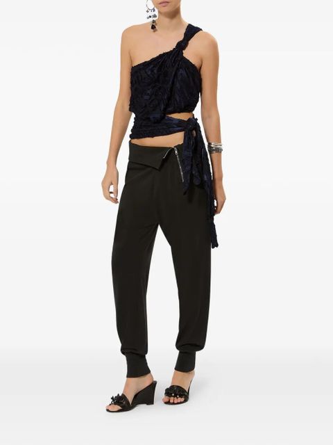 ISABEL MARANT Tydie zip-details trousers - Black - zdjęcie produktu nr 2