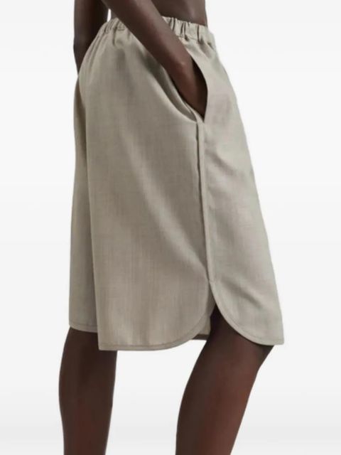 The Frankie Shop Nelis elasticated shorts - Neutrals