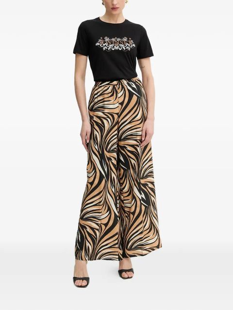 TWINSET floral-motif T-shirt - Black - zdjęcie produktu nr 2