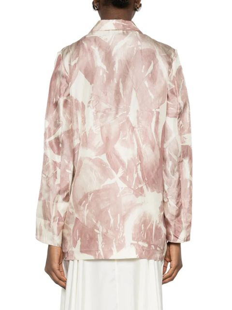 Alysi Monopetto floral single-breasted jacket - Neutrals