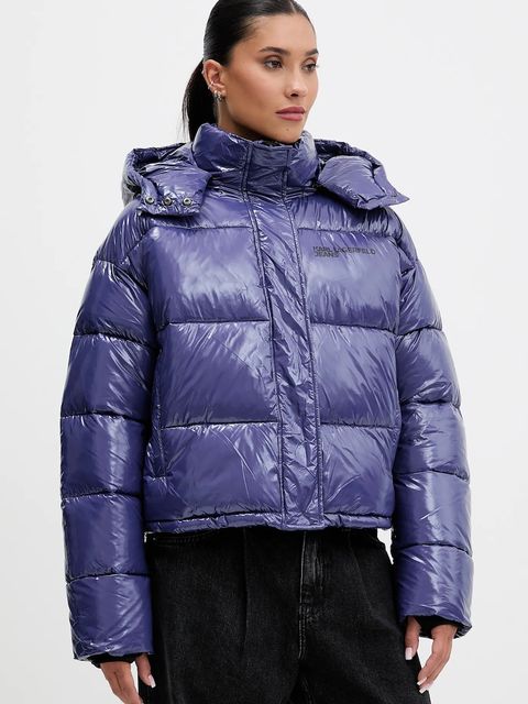 Karl Lagerfeld Jeans kurtka kolor fioletowy zimowa A4W15022 - zdjęcie produktu nr 1