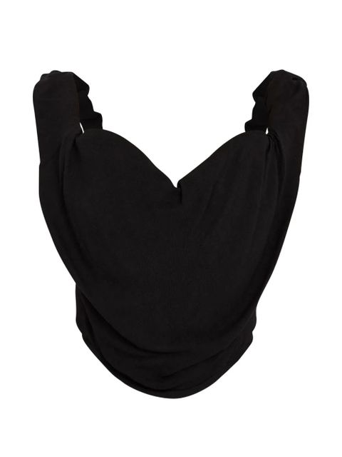 Vivienne Westwood Sunday draped top - Black - zdjęcie produktu nr 1