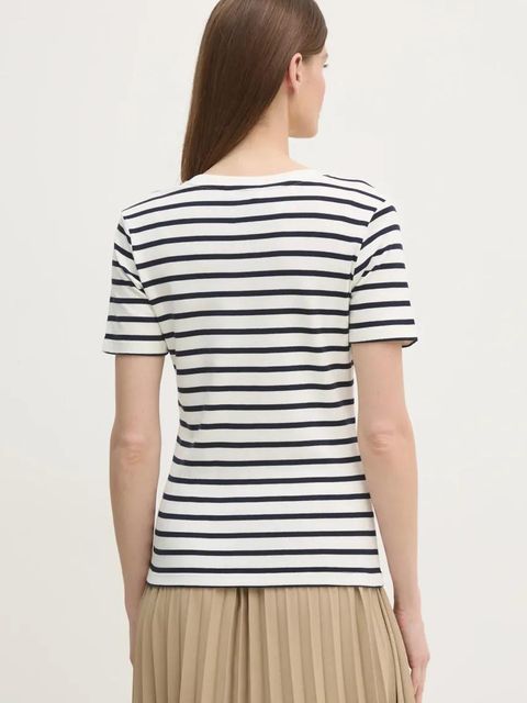 Tommy Hilfiger t-shirt bawełniany damski kolor biały WW0WW40584
