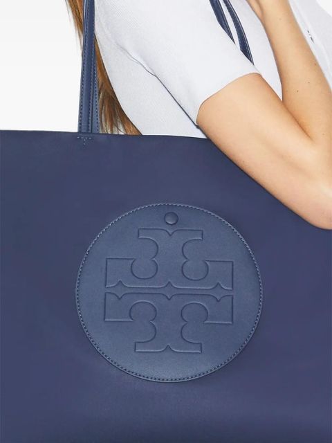 Tory Burch Ella logo-embossed tote bag - Blue - zdjęcie produktu nr 2