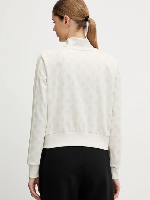 Guess bluza PEONY damska kolor beżowy wzorzysta V5YQ07 K0282