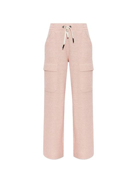 Moncler Grenoble drawstring cargo trousers - Pink - zdjęcie produktu nr 1