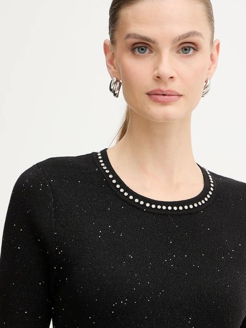 Morgan sukienka kolor czarny mini dopasowana RMAUD