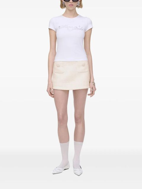 Marc Jacobs logo-embellished T-shirt - White - zdjęcie produktu nr 2