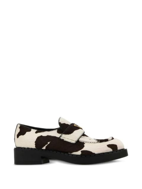 Prada animal-pattern loafers - White - zdjęcie produktu nr 1