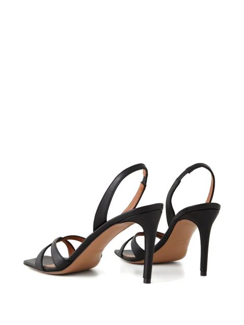 Paris Texas 85mm square-toe heeled sandals - Black - zdjęcie produktu nr 2