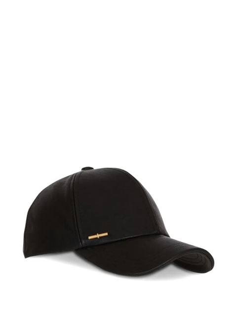 Balmain lambskin baseball cap - Black - zdjęcie produktu nr 2