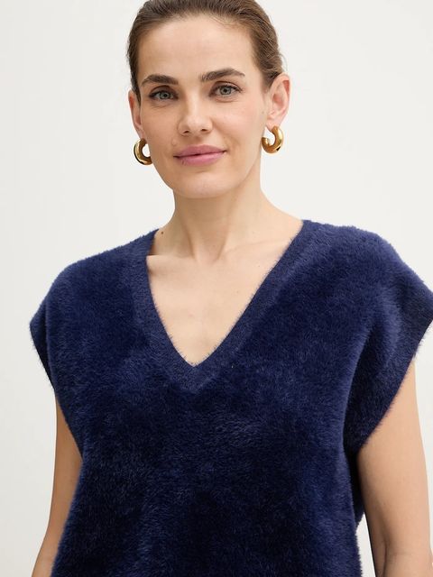 Morgan kamizelka damski kolor granatowy MCATHY