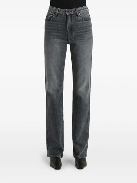 KHAITE Danielle straight-leg jeans - Grey - zdjęcie produktu nr 2