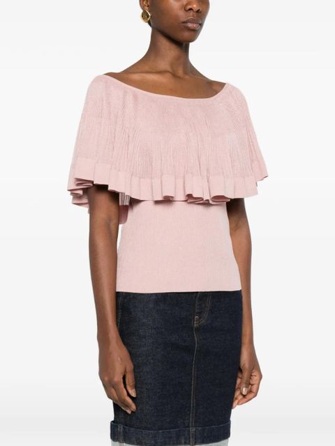ZIMMERMANN pleated top - Pink