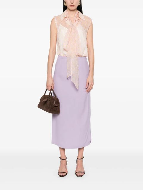 Gucci sable midi skirt - Purple - zdjęcie produktu nr 2