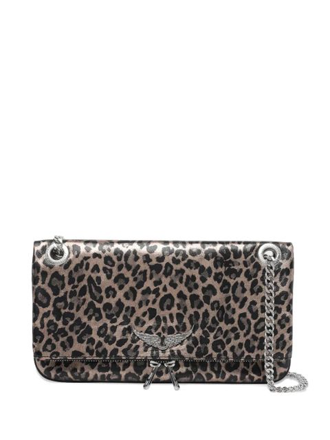 Zadig&Voltaire Rock Nano animal print chain shoulder bag - Neutrals - zdjęcie produktu nr 1