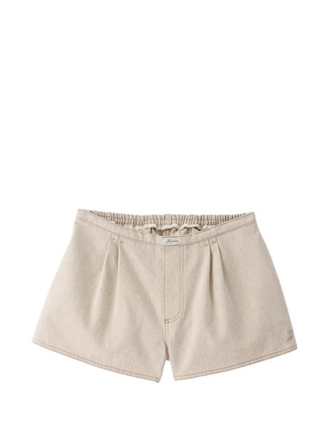 Jacquemus Amelo de-Nîmes denim shorts - Neutrals - zdjęcie produktu nr 1