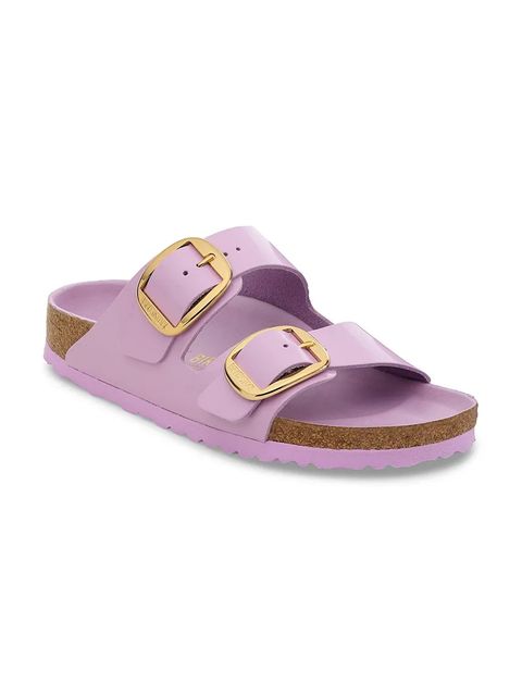 Birkenstock klapki Arizona Big Buckle damskie kolor fioletowy 1030375 - zdjęcie produktu nr 2