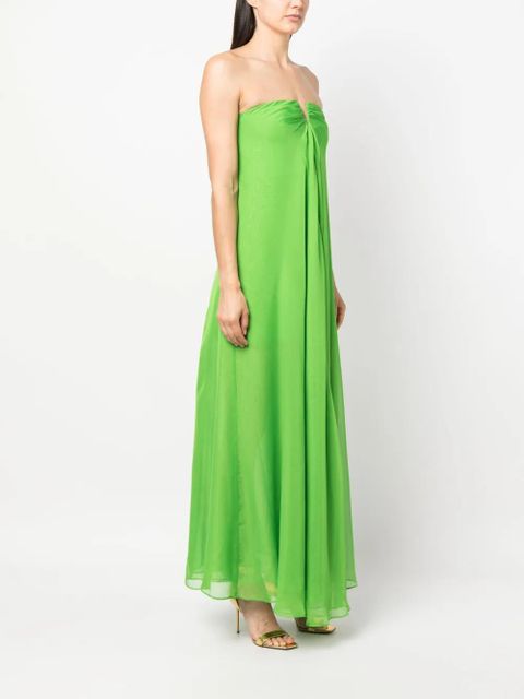 Cult Gaia Janelle strapless gown - Green