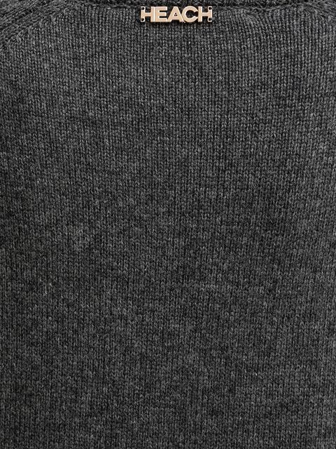 Silvian Heach kardigan z domieszką wełny MATHIS damski kolor szary GPA25234CD