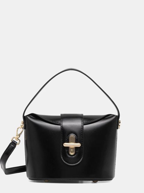 Answear.LAB torebka skórzana kolor czarny - zdjęcie produktu nr 1