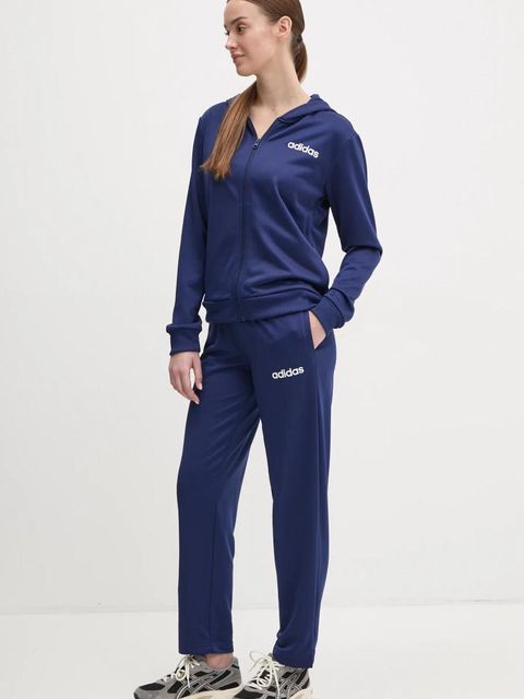 adidas dres LINEAR TS damski kolor granatowy JD2696 - zdjęcie produktu nr 1