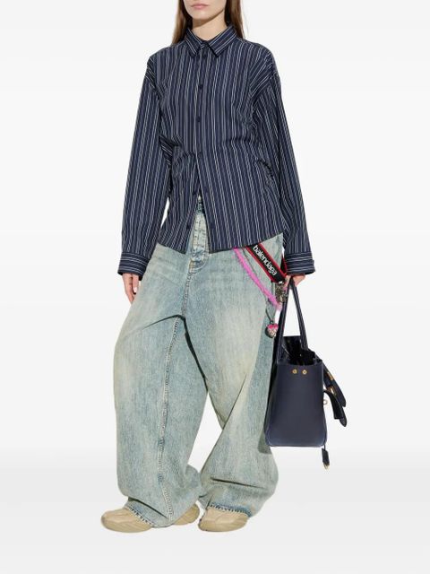 Balenciaga striped button-up shirt - Blue
